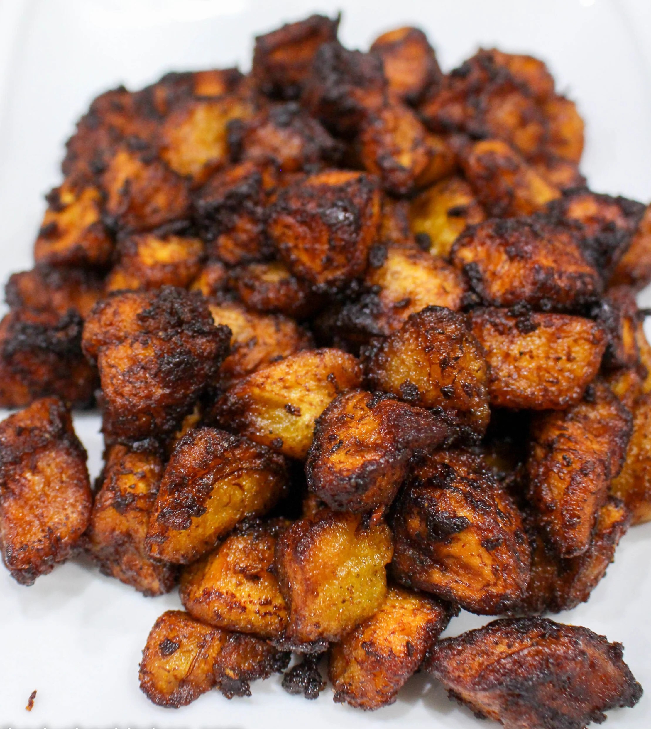 Ghanaian kelewele spiced fried plantain
